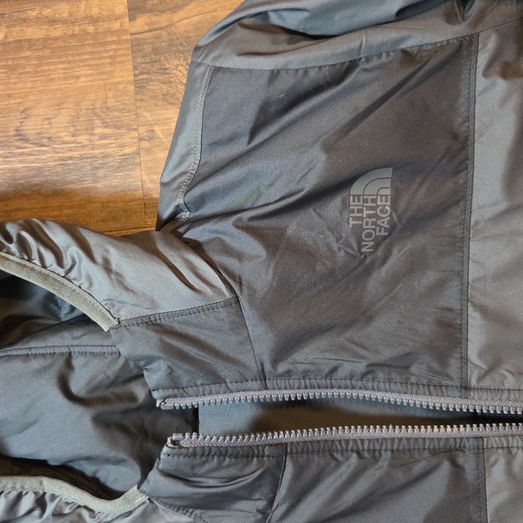 The North Face Black Hooded Coat Reversible Size Boy 14/16 L - Picture 2 of 7